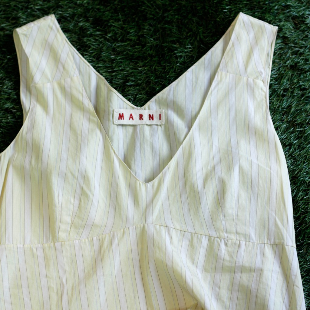 MARNI Stripe Sleeveless Top