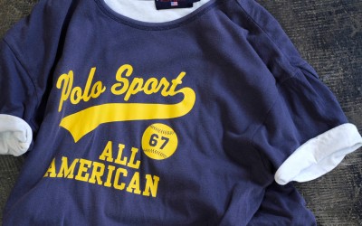 OLD POLO SPORT Double Face Baseball T-Shirts