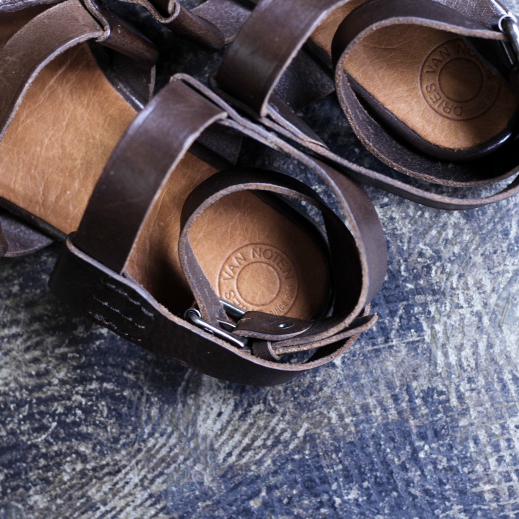 DRIES VAN NOTEN Leather Sandal