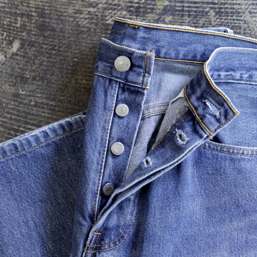 Levi’s 501 Vintage Blue Denim ‘Made in U.S.A’