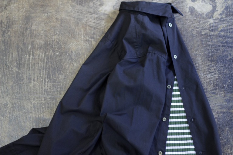 BLACK COMME des GARCONS Back to Front Design Shirt