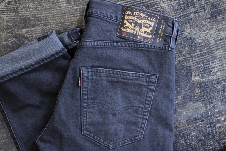 LEVI’S SKATEBOARDING 501 Black Denim