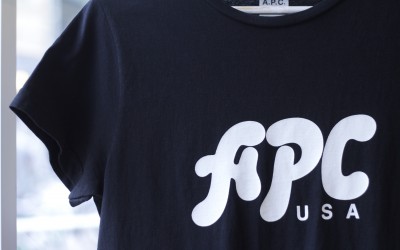 A.P.C. U.S. Collection “CAROL” Logo T-Shirts