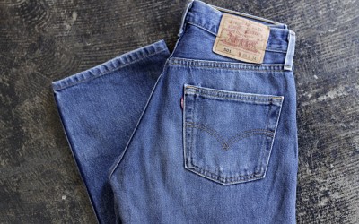 Levi’s 501 Vintage Blue Denim ‘Made in U.S.A’