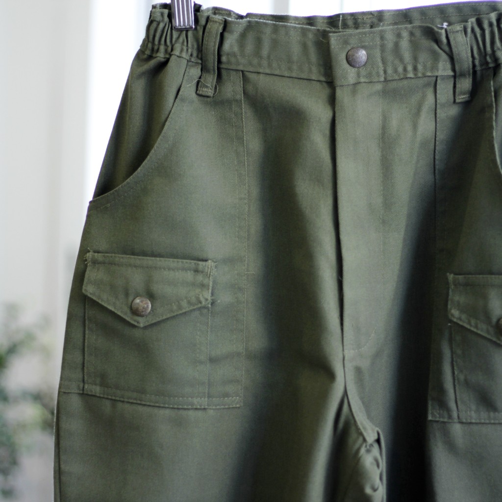 Vintage Military Boy Scout Bush Pants