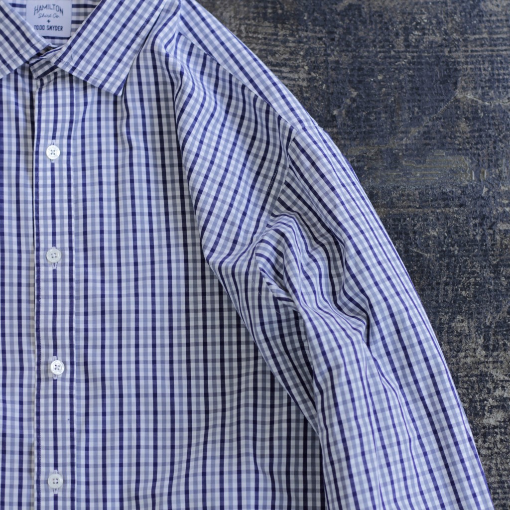 TODD SNYDER × HAMILTON L/S Check Shirt "Made in U.S.A"