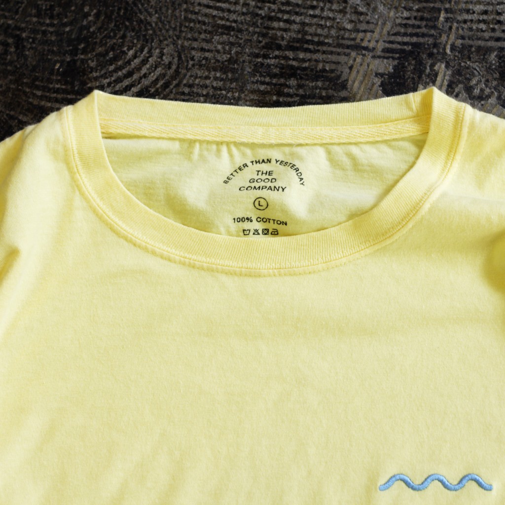 THE GOOD COMPANY Chill Wave Embroidery Logo T-Shirts