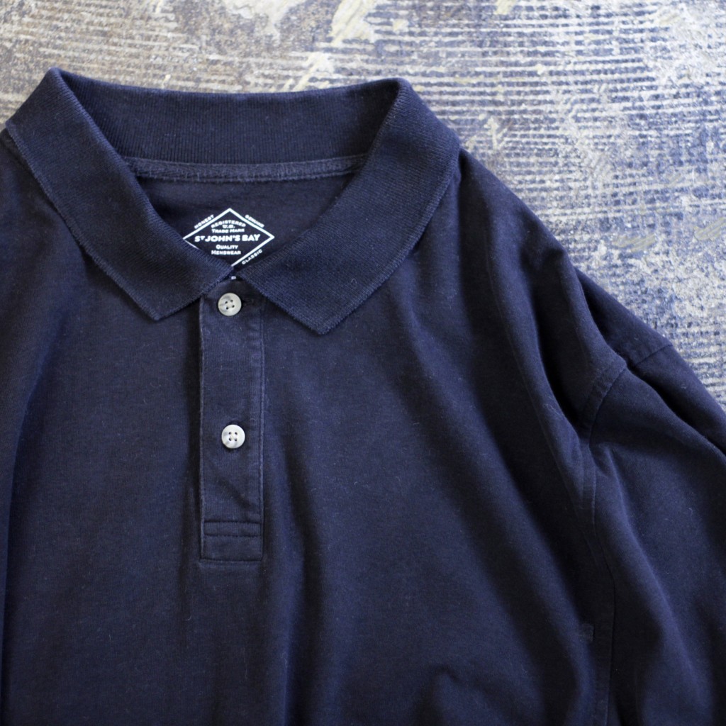 ST. JOHN'S BAY L/S Cotton Polo Shirts