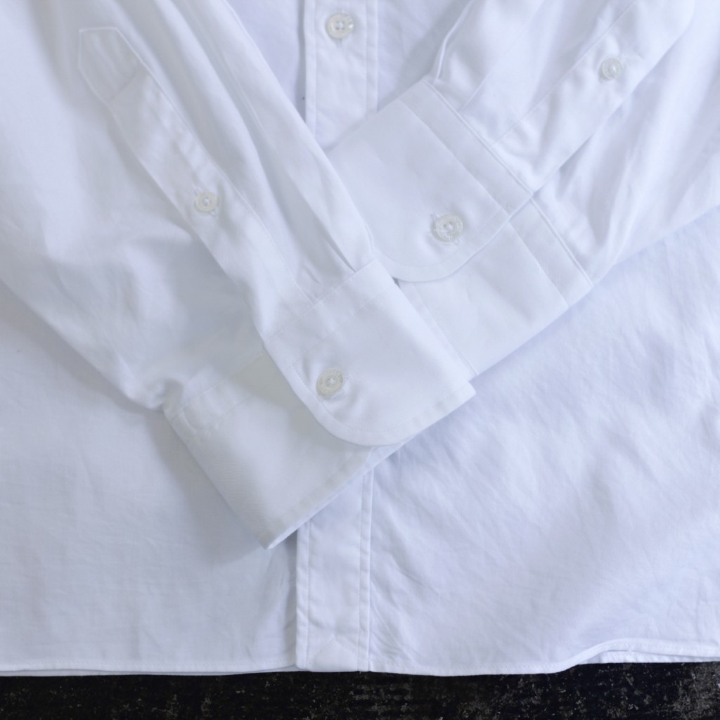 TODD SNYDER × HAMILTON L/S White Shirt “Made in U.S.A”