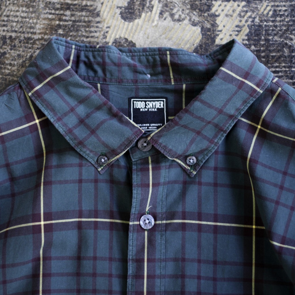 TODD SNYDER CHECK SHIRT