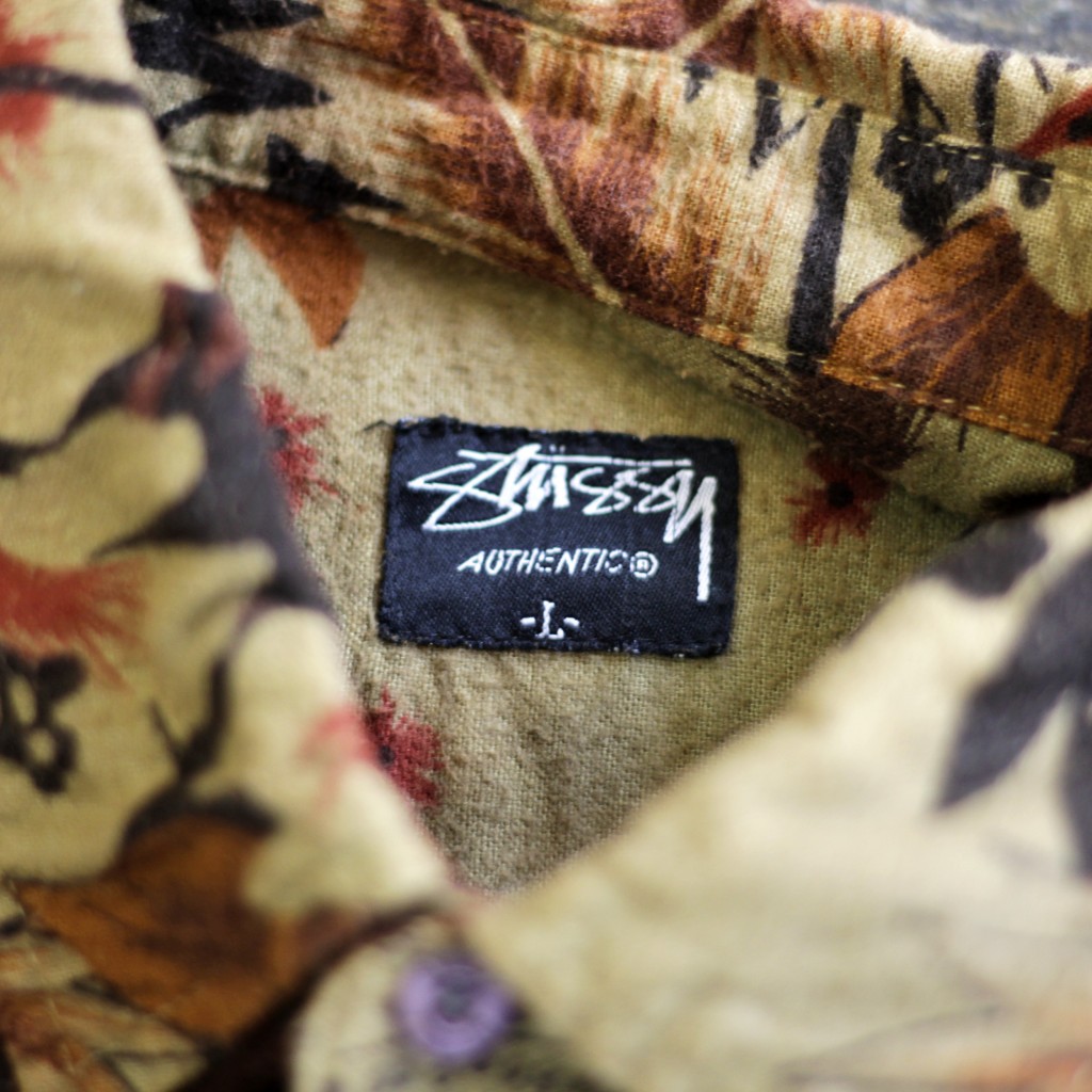 OLD STUSSY 90's Print Nell Shirt