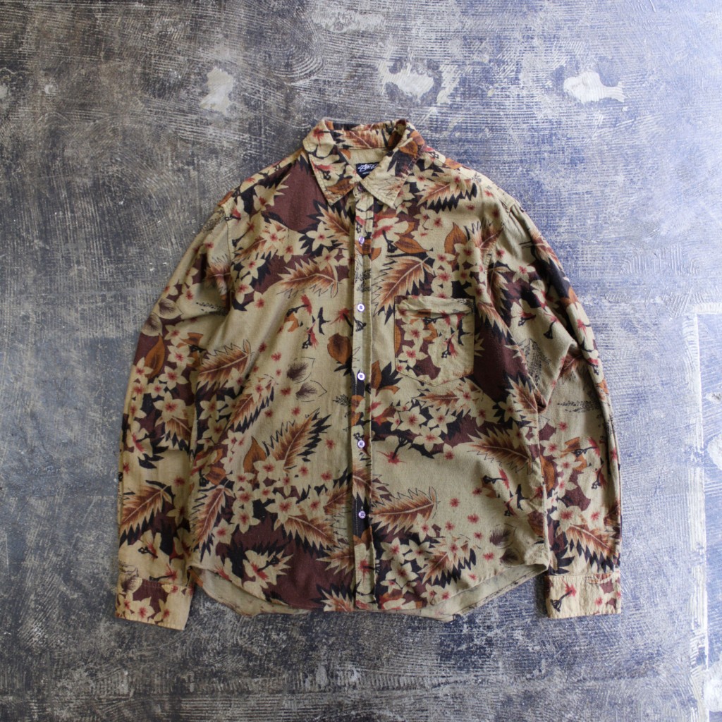 OLD STUSSY 90's Print Nell Shirt