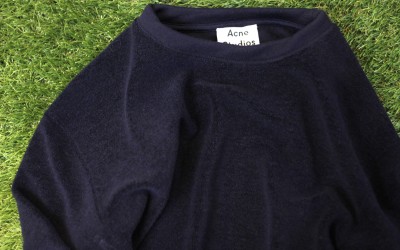 Acne Studios Crew Neck Wool Brend Knit