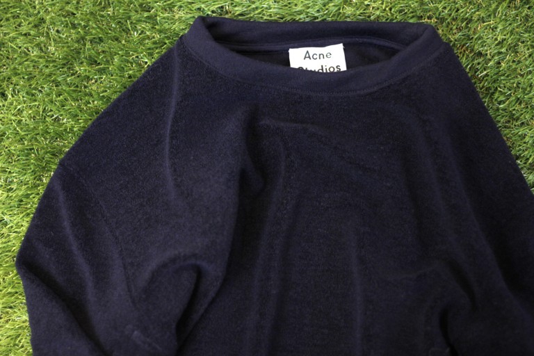 Acne Studios Crew Neck Wool Brend Knit