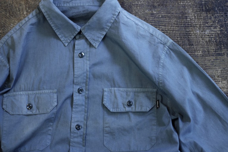 STUSSY MFG Pigment Dye Work Shirt