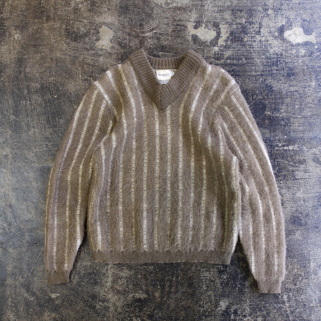 Vintage V-Neck Mohair Knit 