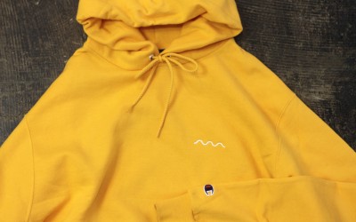 THE GOOD COMPANY × Champion Chill Wave Embroidery Logo Hoodie