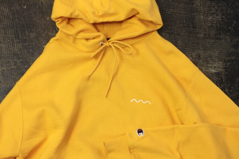 THE GOOD COMPANY × Champion Chill Wave Embroidery Logo Hoodie