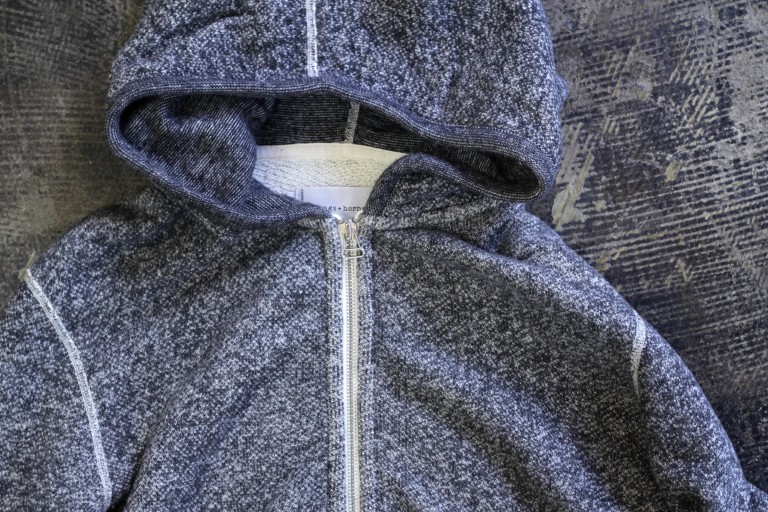 wings + horns Zip Up Sweat Parka