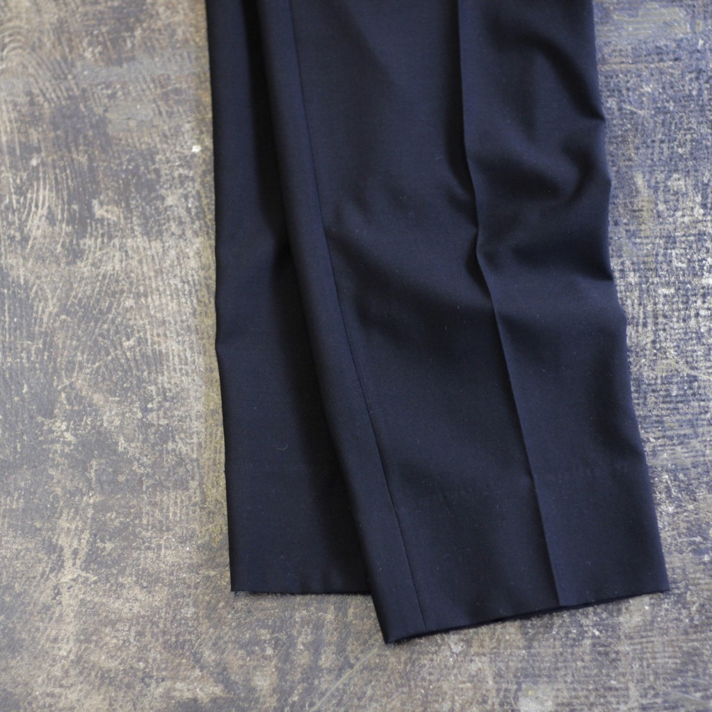 YVES SAINT LAUREN 90's Center Press Tuck Wool Slacks