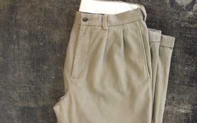 Brooks Brothers Heavy Twill Two Tuck Pants