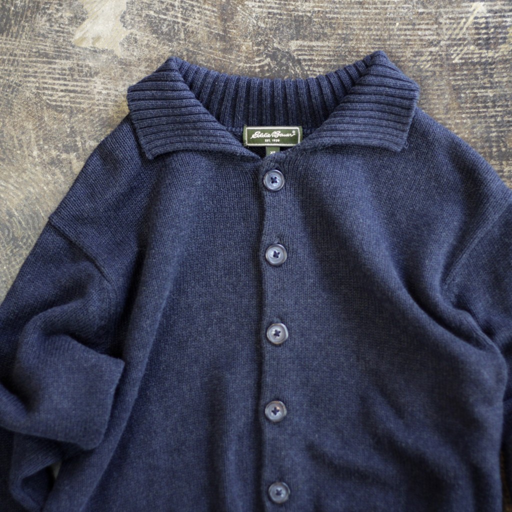 Eddie Bauer Collared Knit Cardigan