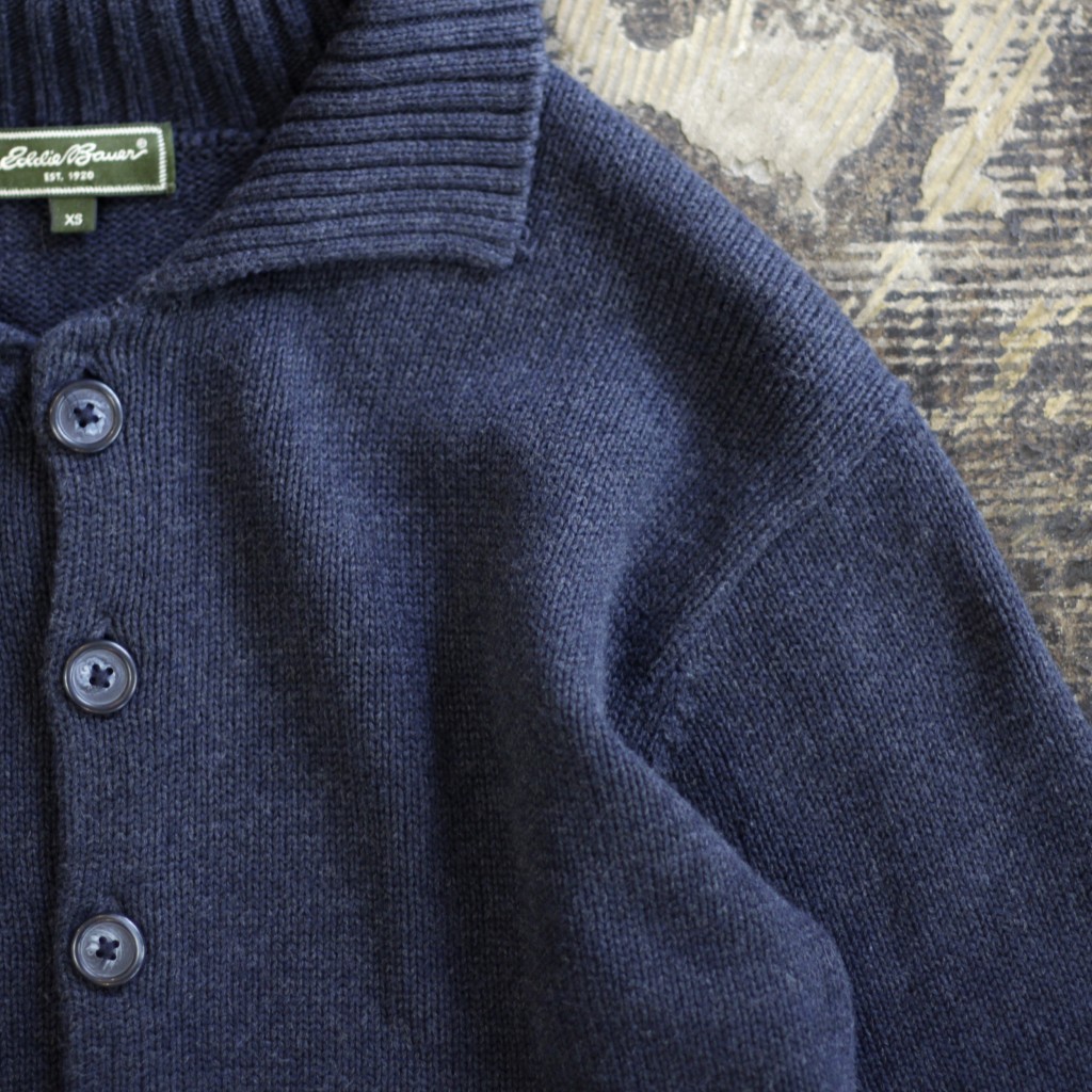 Eddie Bauer Collared Knit Cardigan