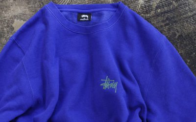 STUSSY Crew Neck Logo Sweat