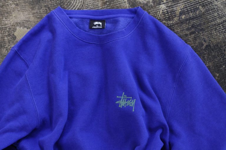 STUSSY Crew Neck Logo Sweat