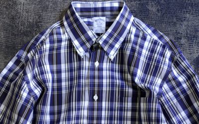 Brooks Brothers Polo Collar Check Shirt