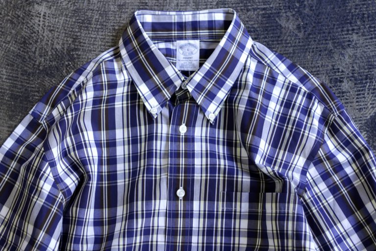 Brooks Brothers Polo Collar Check Shirt