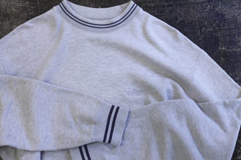 L.L.Bean Line Rib Crew Neck Sweat