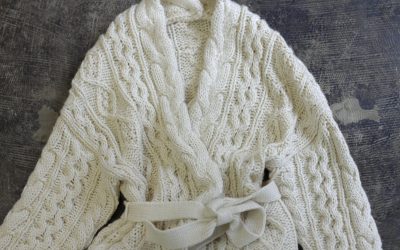 Vintage Cable Knit Cardigan