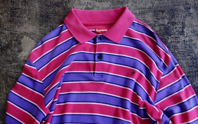Supreme L/S Border Cotton Polo Shirt
