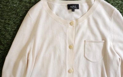 A.P.C. Bamboo×Cotton Pocket Cardigan