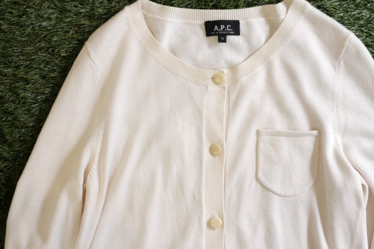 A.P.C. Bamboo×Cotton Pocket Cardigan