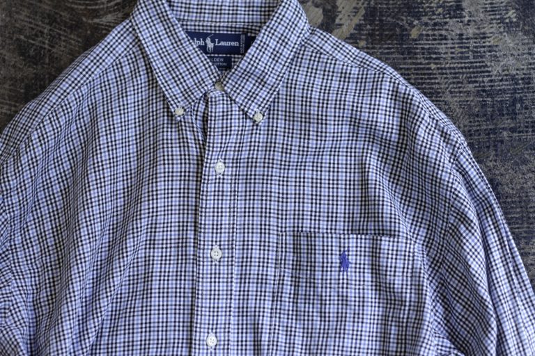 POLO by Ralph Lauren 90’s B.D.Check Shirts “TILDEN”