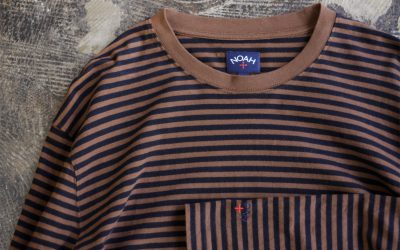 NOAH L/S Border T-Shirts