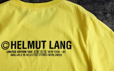 HELMUT LANG 2018/19 “TAXI PROJECT” T-Shirts