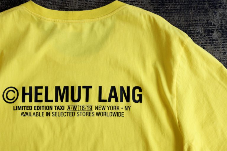 HELMUT LANG 2018/19 “TAXI PROJECT” T-Shirts