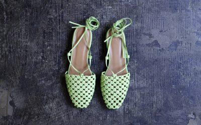 LOQ Woven Lace Up Sandal