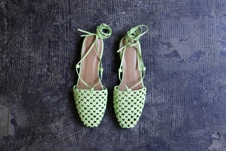 LOQ Woven Lace Up Sandal