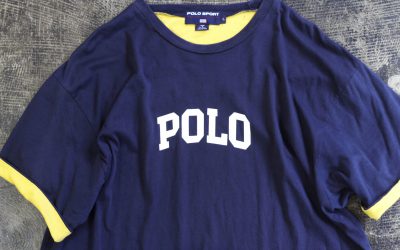 OLD POLO SPORT Sleeve Color Logo T-Shirts