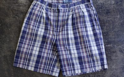 POLO by Ralph Lauren 90’s Two Tuck Check Tyler Short