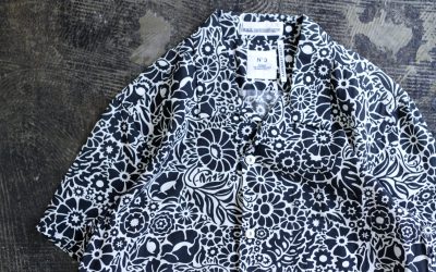 Bedwin & The Heartbreakers Open Collar Print Shirt