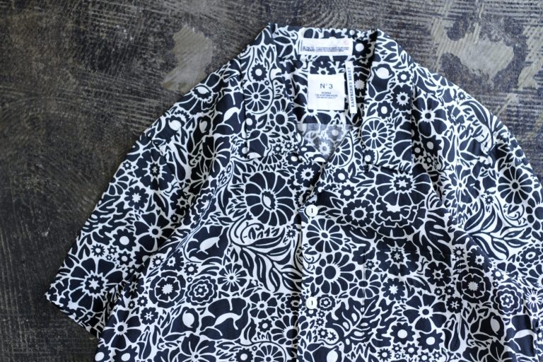 Bedwin & The Heartbreakers Open Collar Print Shirt