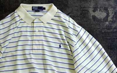 POLO by Ralph Lauren 90’s Cotton Border Polo Shirt