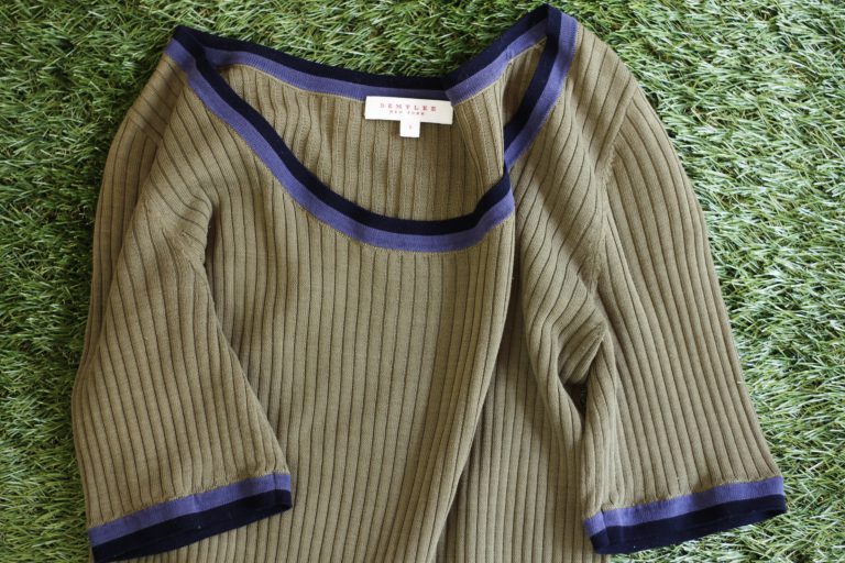 DEMYLEE New York Ringer Ribbed Top