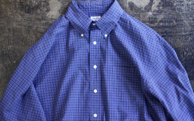 Brooks Brothers Polo Collar Pocket Check Shirt