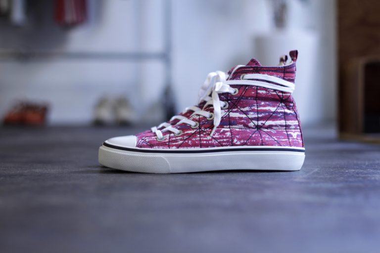 ISABEL MARANT pour H&M Stitched Hi Cut Sneaker